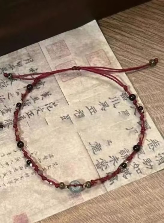 「Fu Qinghuan」ビーズブレスレット女性の新しい中国風レトロ国民風ニッチ絶妙な学生親友ハンドジュエリー|undefined