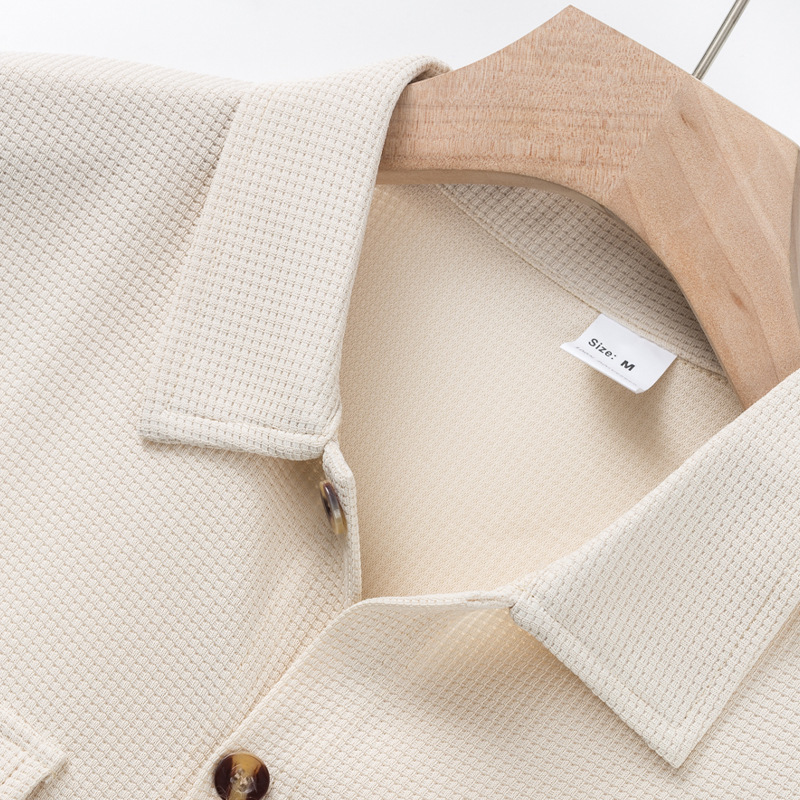 Herrset i två delar med waffle t-shirt och shorts_voghion.com