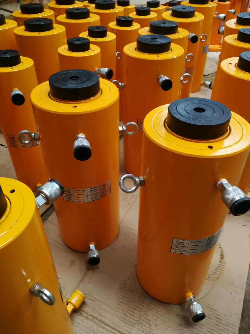 电动液压千斤顶50T-1000T立式分体同步重型液压顶DYG双作用千斤顶