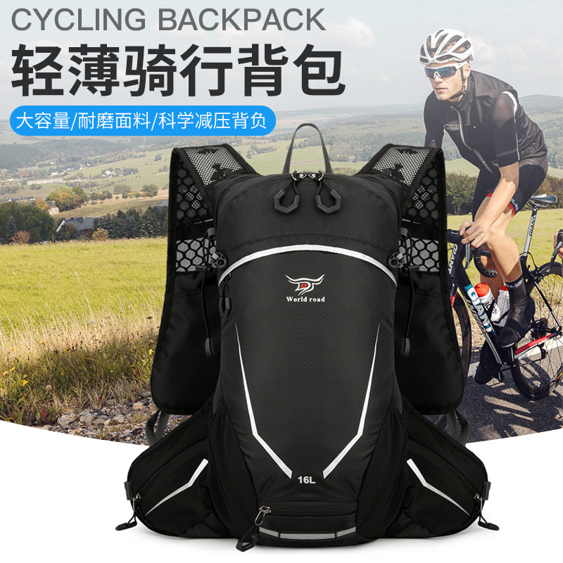 Sports capacious universal backpack for hiking