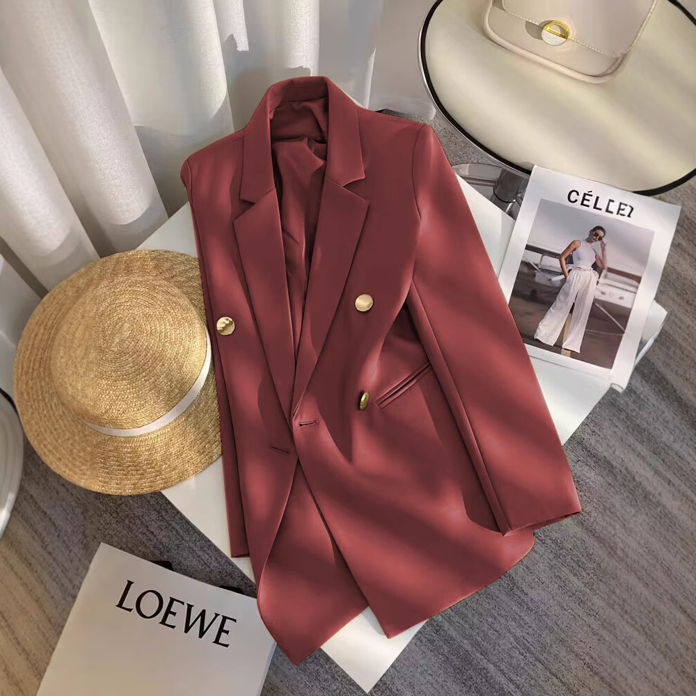 New 2026 Small Suit-Style Blazer, Stylish Top, New Wholesale Spring and Autumn Versatile Commuter Women's Jacket