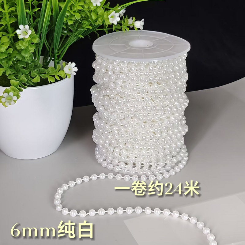 6mm 순수한 흰색 롤은 약 24m