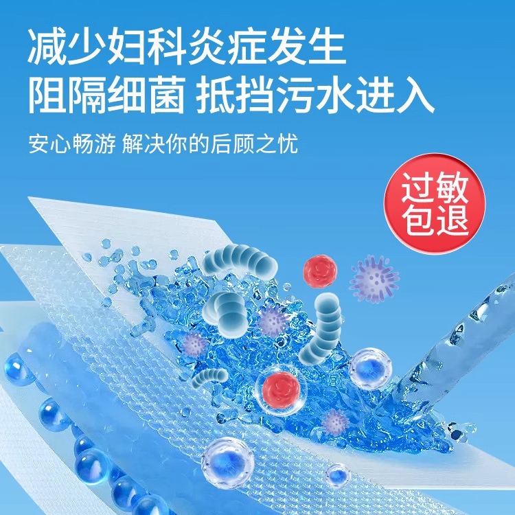 初醫生醫用游泳私密貼女性游泳私處防水保護貼女生水上樂園防感染