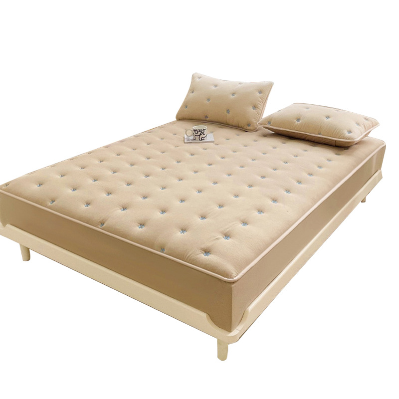 Colcha de cama de una pieza 2024 nueva funda protectora de colchón sábana engrosada funda de cama acolchada funda de colchón todo incluido