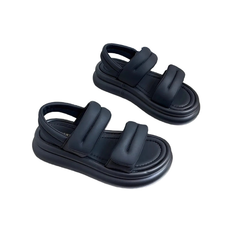 2026 nuevas sandalias de verano de suela gruesa para mujeres con suela suave para pisar la mierda de suela gruesa sandalias de playa deportivas casuales