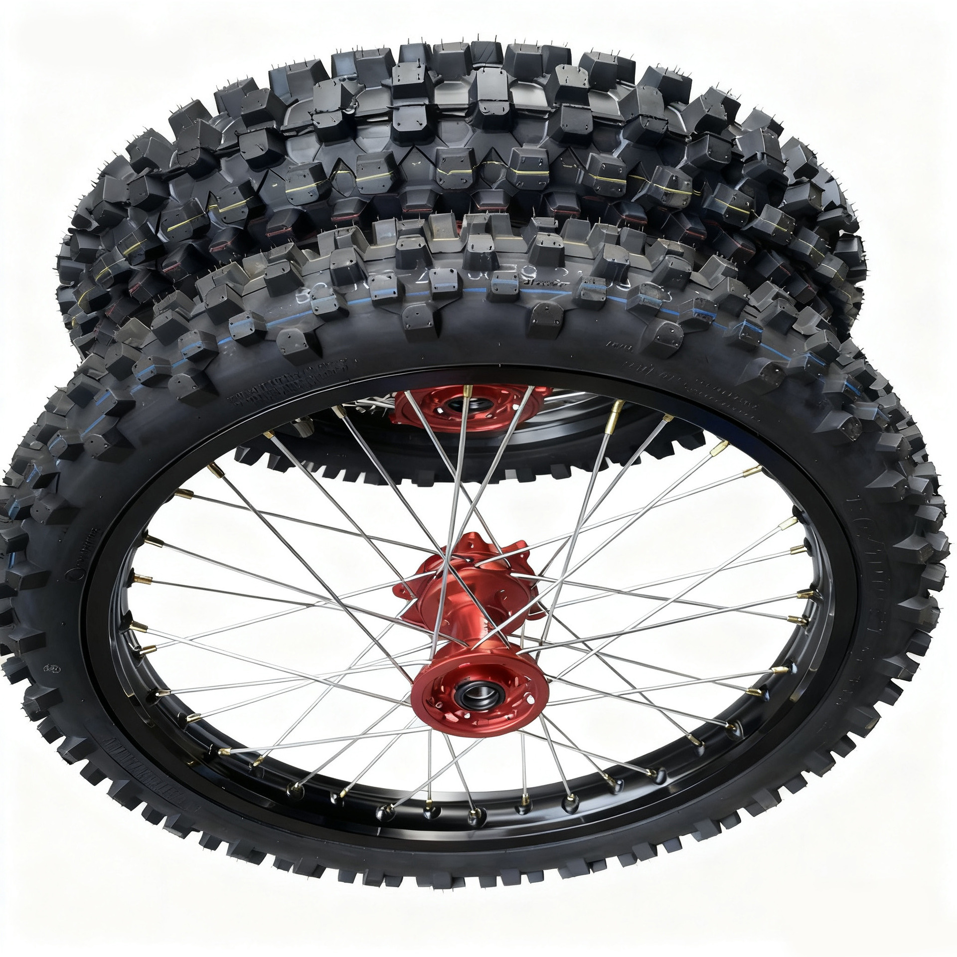Huayang Bosol New Aristocratic Modified Cnc Wheels Front 21 Rear 18 Aluminum Alloy Rims Tires Front and Rear Wheel Assembly