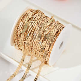 保色真空电镀铁链光面飞机链子箭头链diy小链条饰品材料配件批发