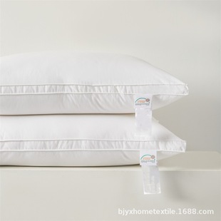 Made in China, Anhui Anqing Tongcheng 5-Star Hotel Same Style Fluffy down White Goose down Pillow Pillow Core Comfortable