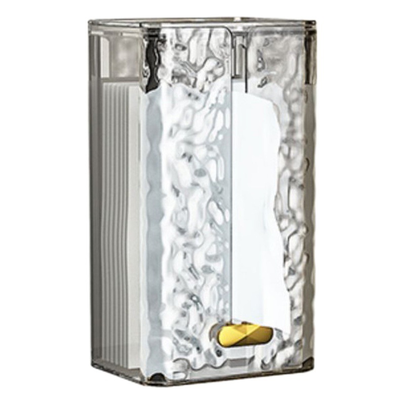 Caja de pañuelos de escritorio del hogar ins Patrón glaciar de alto aspecto simple baño multifuncional caja de pañuelos montada en la pared