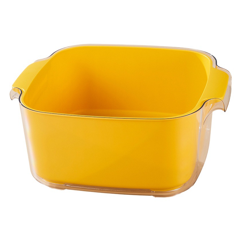 De doble capa cuenca de lavado de verduras cesta de drenaje cocina hogar plato de fruta de plástico sala de estar fregadero filtro de agua cesta de verduras cesta de lavado