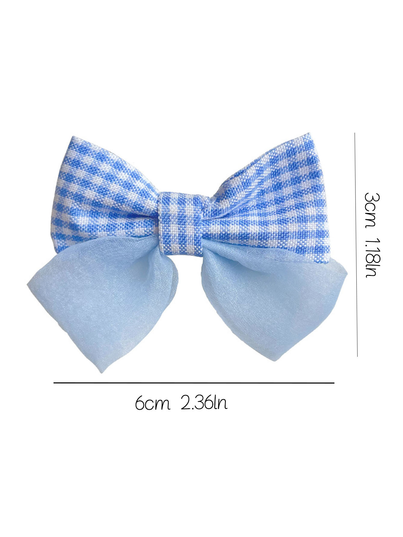 Hair Clip Hair Accessories Type Women's Korean Style Bow Knot Polyester Hair Clip