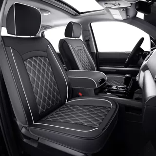 Ford F150 250 350北美皮卡专用全包汽车坐垫耐磨防水皮革座椅套