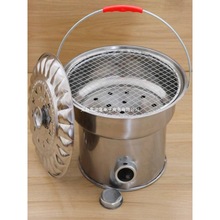 加厚烤火炉木炭家用取暖炉户外便携式手提烧烤炉煮茶炭炉搬家火盆