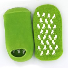 厂家直销精油保湿足膜防裂美容凝胶棉袜子spa精油脚套柔软