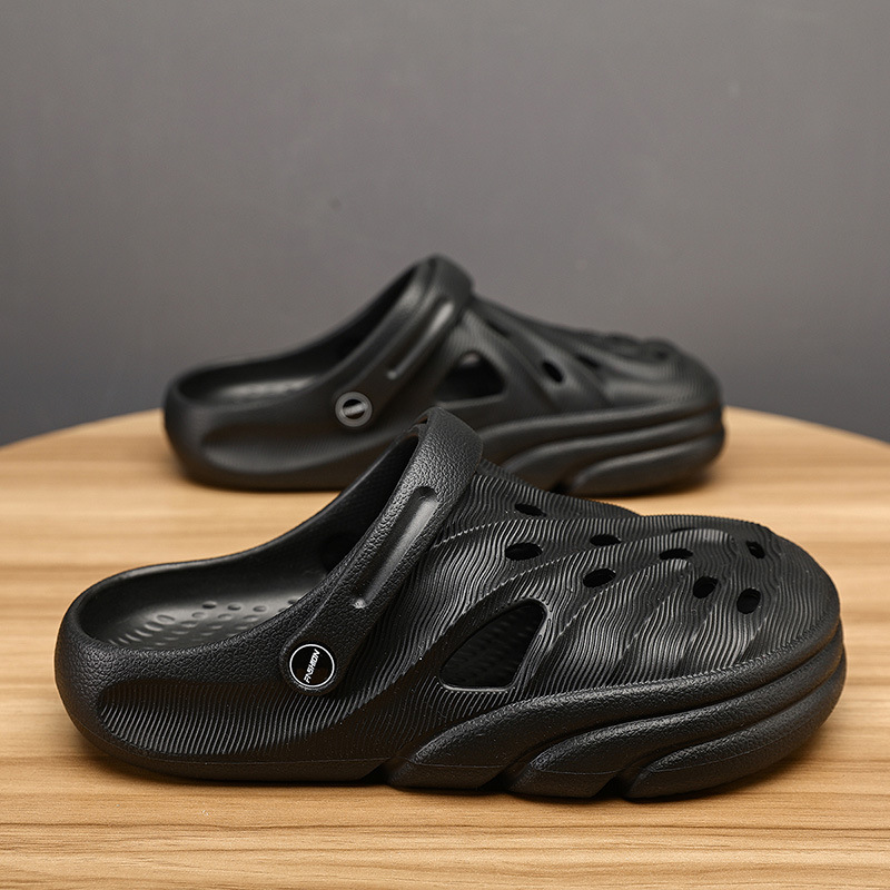 Verano nuevo anti-deslizante de fondo suave zapatos de agujero hombre zapatillas de playa al aire libre EVA zapatillas casuales antideslizantes