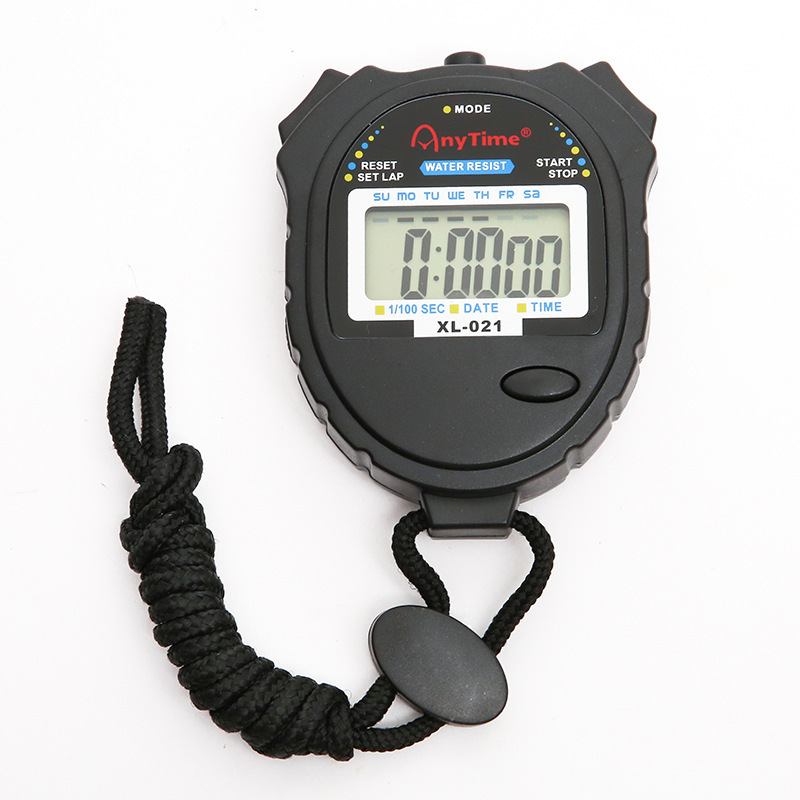 Xl-021 Multifunctional Digital Stopwatch Waterproof Stopwatch Sports Fitness Referee Special Digital Stopwatch Timer