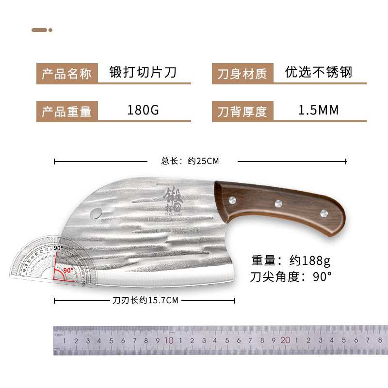 Cortar huesos cortar huesos cortar cuchillos caseros de cocina pesado engrosado forjado cuchillo de cocina de acero inoxidable Otros Pales