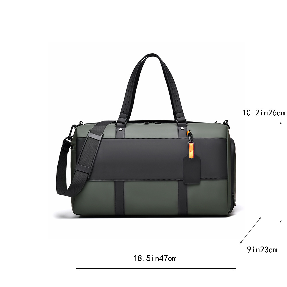 Moda transfronteriza nueva bolsa de mano bolsa de viaje corto nueva bolsa de yoga de gran capacidad separación seca y húmeda bolsa de fitness