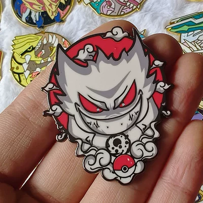 Decorative Badge Yaxa sancaqları - a26-white-gengar