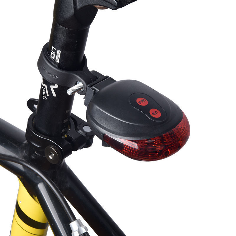 Bicycle Tail Mountain Bike Night Riding Laser Flashing Rear Cycling Warning Flash Light Equipment Accessories_voghion.com