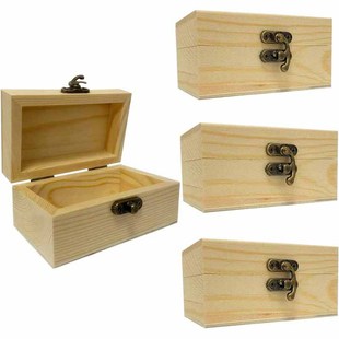 Flip Wooden Box Retro Style Packaging Wooden Box Jewelry Gift Jewelry Box Home Desktop Wooden Box