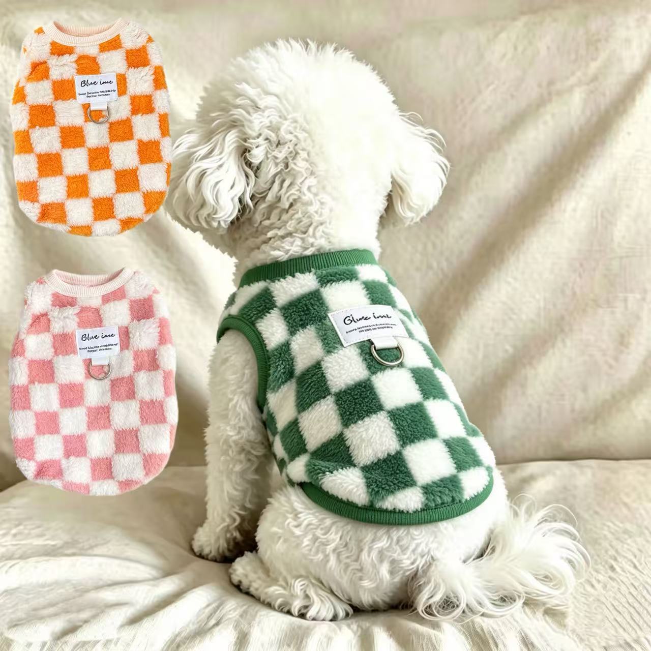 加绒秋冬款狗狗猫咪宠物衣服中小型犬小狗小猫泰迪柯基雪瑞纳冬装