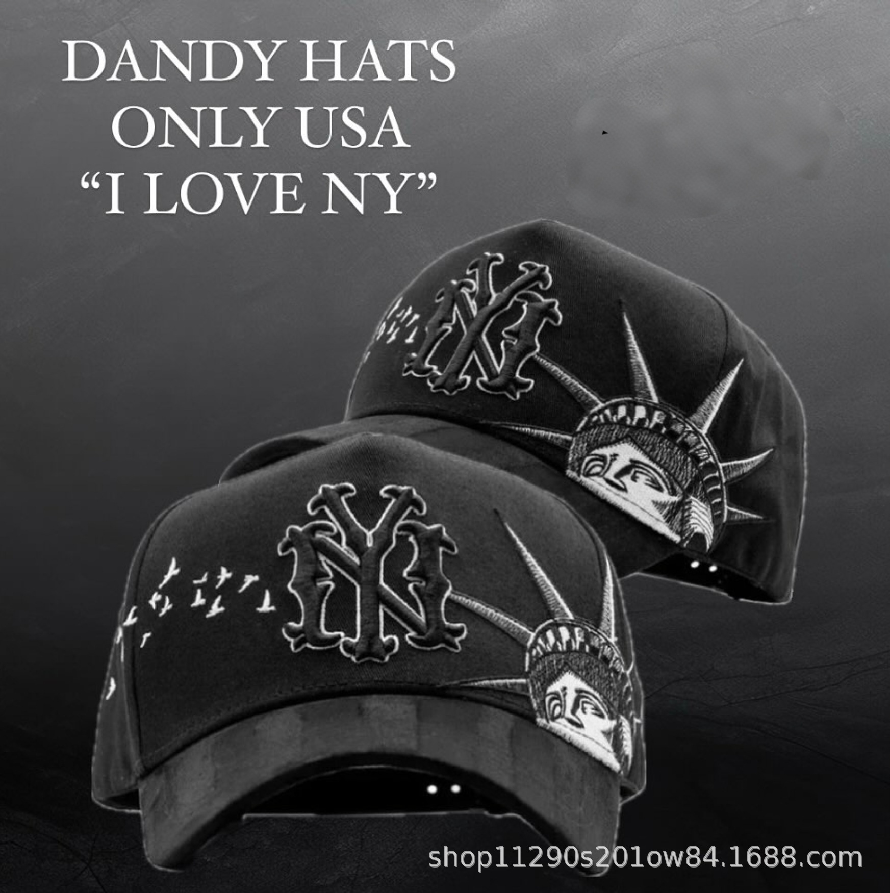 2025 explosión spot DANDY moda hip-hop tendencia gorra gorra de béisbol ajustable comercio exterior transfronterizo al por mayor