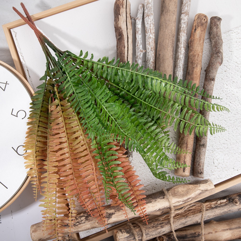 手感波斯草仿真葉子 假花仿真花微景觀 出口室內綠植牆 MW26634