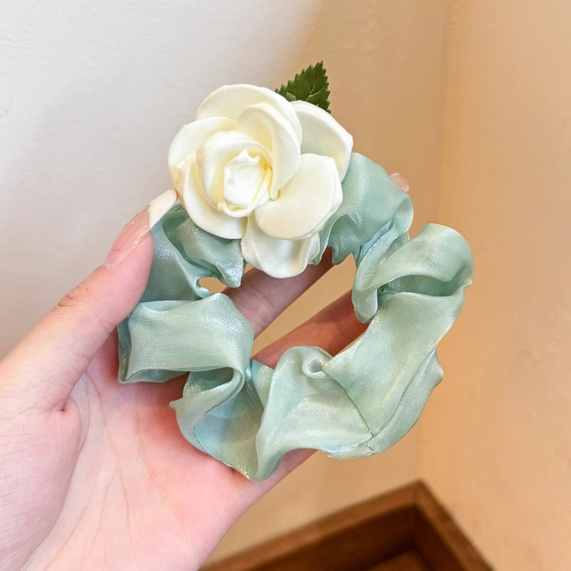 Coreano relajado viento intestino anillo de cabello feminino ligero de lujo nuevo cabello de alta calidad de alta elasticidad correa de goma duradera