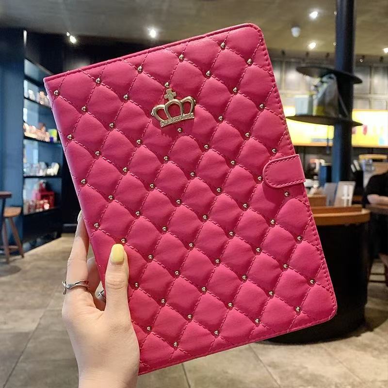 For apple 2020ipad protective case mini6 10.5 dormancy anti-fall wholesale air crown lambskin
