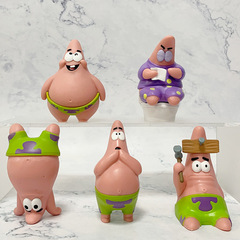 Spongebob's best friend, bare-butt star, funny figure, beach pants, ornament, toy, doll gift