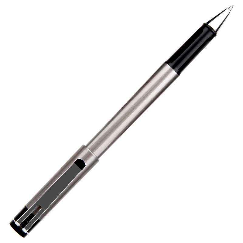 Deliky S95 / S96 lápiz neutro simple estilo metal de textura bala lápiz negro lápiz de escritorio