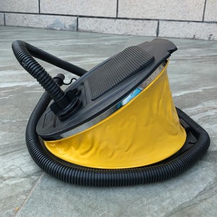 PVC 5L pedal inflatable pump wholesale rubber boat foot pump swimming ring foot pump outdoor inflatable pump