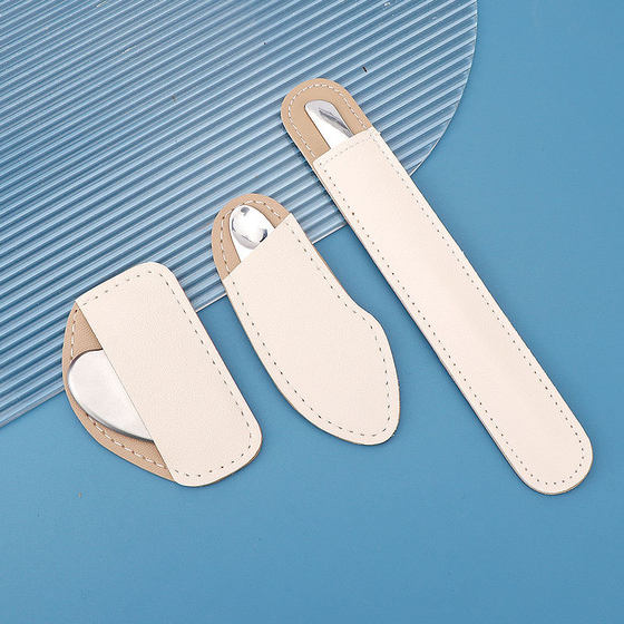 New metal scraping board zinc alloy heart-shaped facial face full body massage lifting foundation color mixing mask scraper