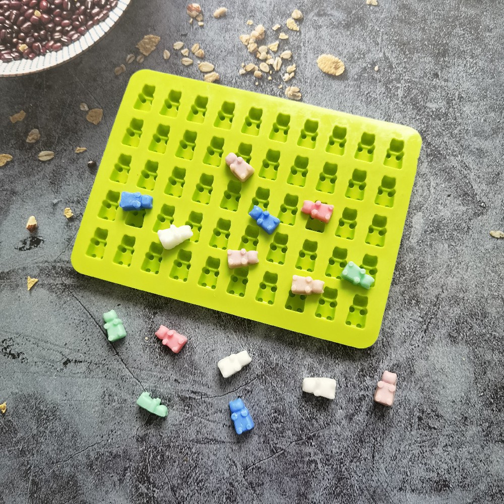 Silicone 50 litan cubos 300 chocolate horneado pasteles galletas muffins pastel molde postres herramientas de cocina