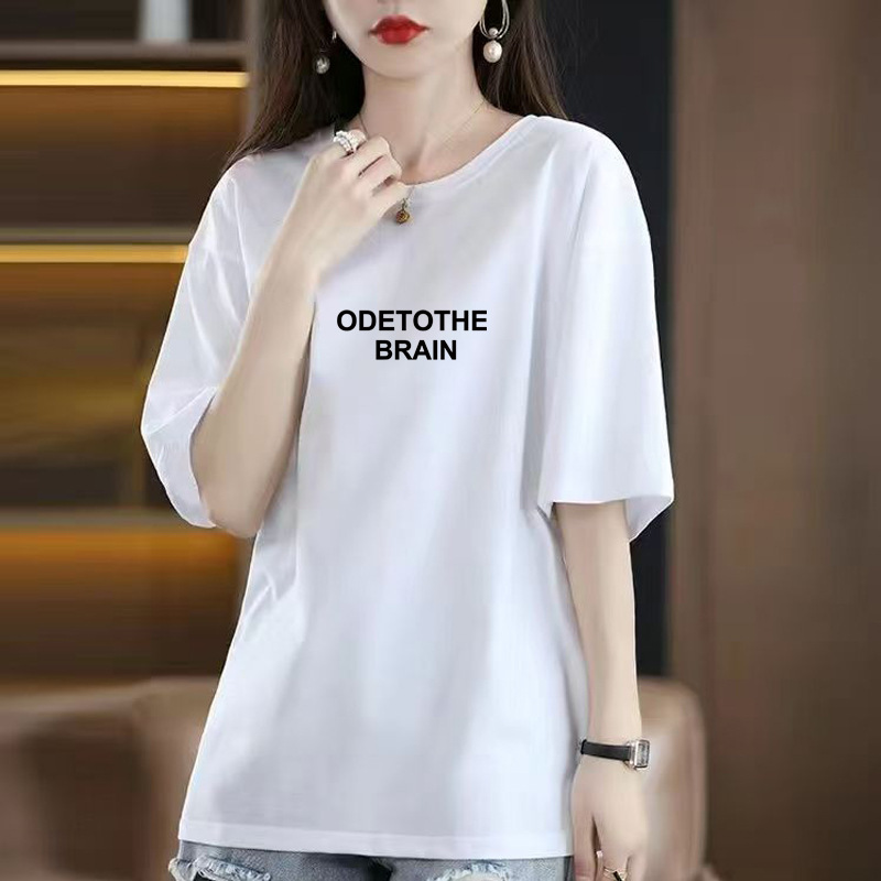 New Cotton Women's Summer Mid-Length T-Shirt Loose and Long Women's T-Shirt Manufacturer Wholesale New Cotton Women's Summer Mid-Length T-Shirt Loose and Long Women's T-Shirt Manufacturer Wholesale