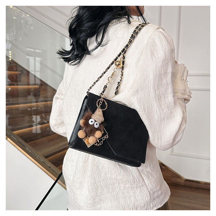 2024 Spring New Trendy Women's Texture Leisure Personality Small Square Single Shoulder Crossbody Bag_voghion.com