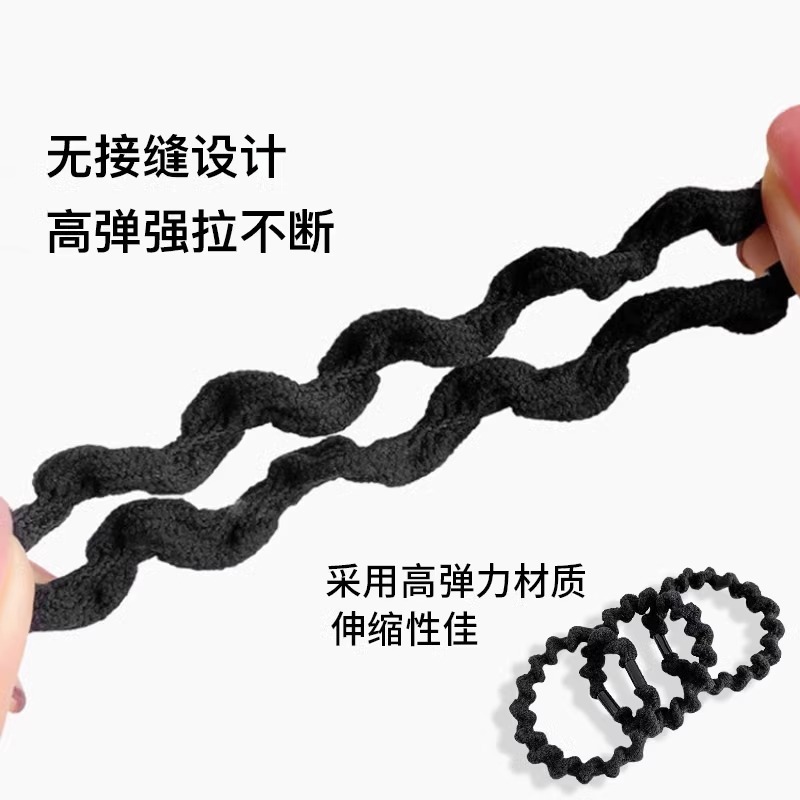 夏季无痕扎头发加粗高弹力耐用橡皮筋头绳2025新款丸子马尾发圈女|undefined
