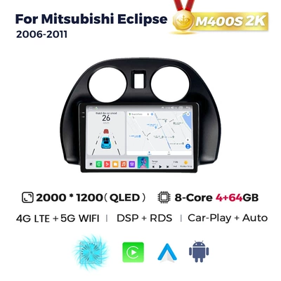 Eclipse Car Android DVD Navigation - m400s-2k-464-eight-core-full-network-communication-9863