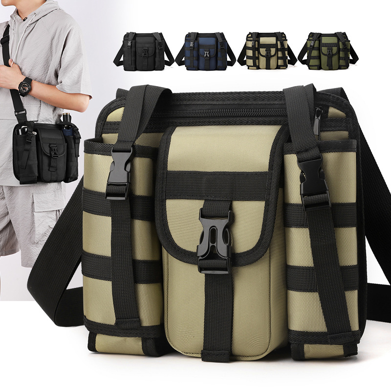 Trendy Casual Shoulder Bag Cross-Border New Outdoor Cycling Mountaineering Sports Umbrella Water Cup Bag Personalized Crossbody Bag