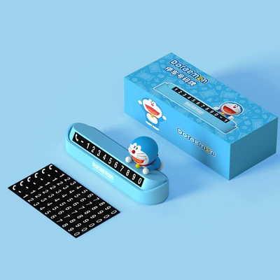 Plate Phone Number Move License | Nömrəli dayanma kartı - ab-902-doraemon-send-six-sets-of-numbers