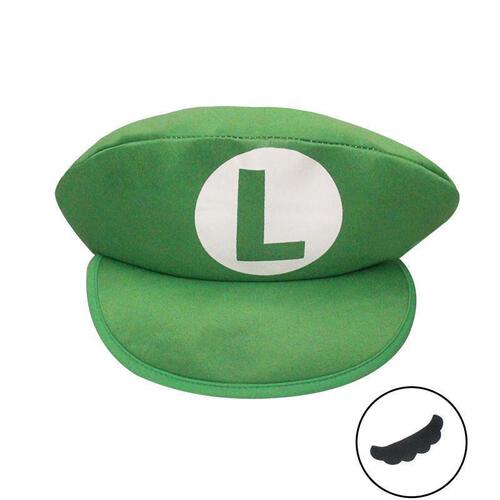 Super Mario Bros Luigi Cartoon Cosplay Hat Classic toys Anim