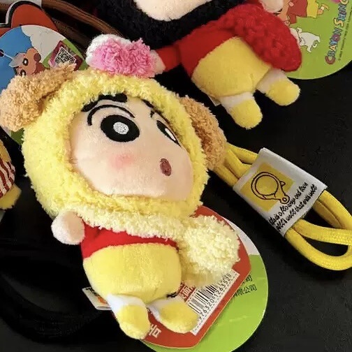 かわいいクレヨンしんちゃんのペンダントのぬいぐるみの頭カバーの変装シリーズの日系アニメのぬいぐるみのクレヨンしんちゃんのペンダント|undefined