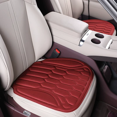 Seat cushion, seat cover | for All Seasons, Non-Slip, Breathable, Cooling - lafite-red-single-seat