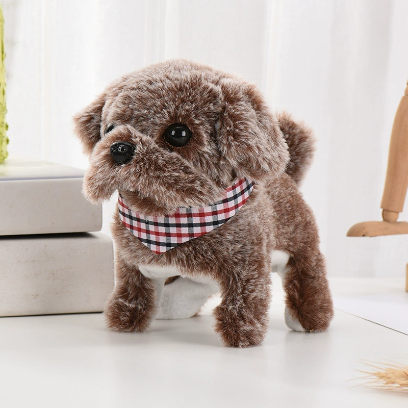 Plush electronic realistic pet toy, soft plush, many animal styles and colors