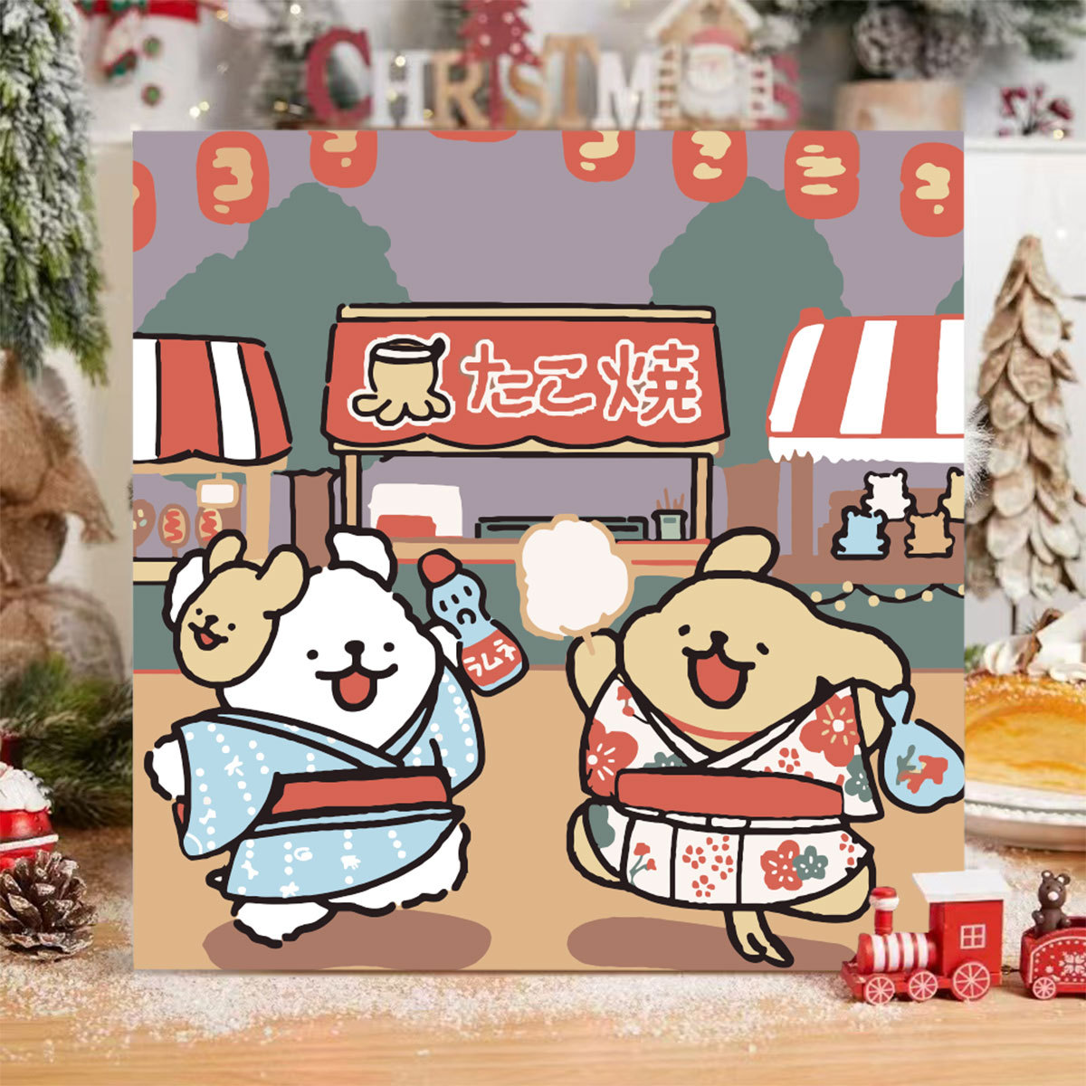 LA551 / 20*20cm 후면 패널+페인트+브러시