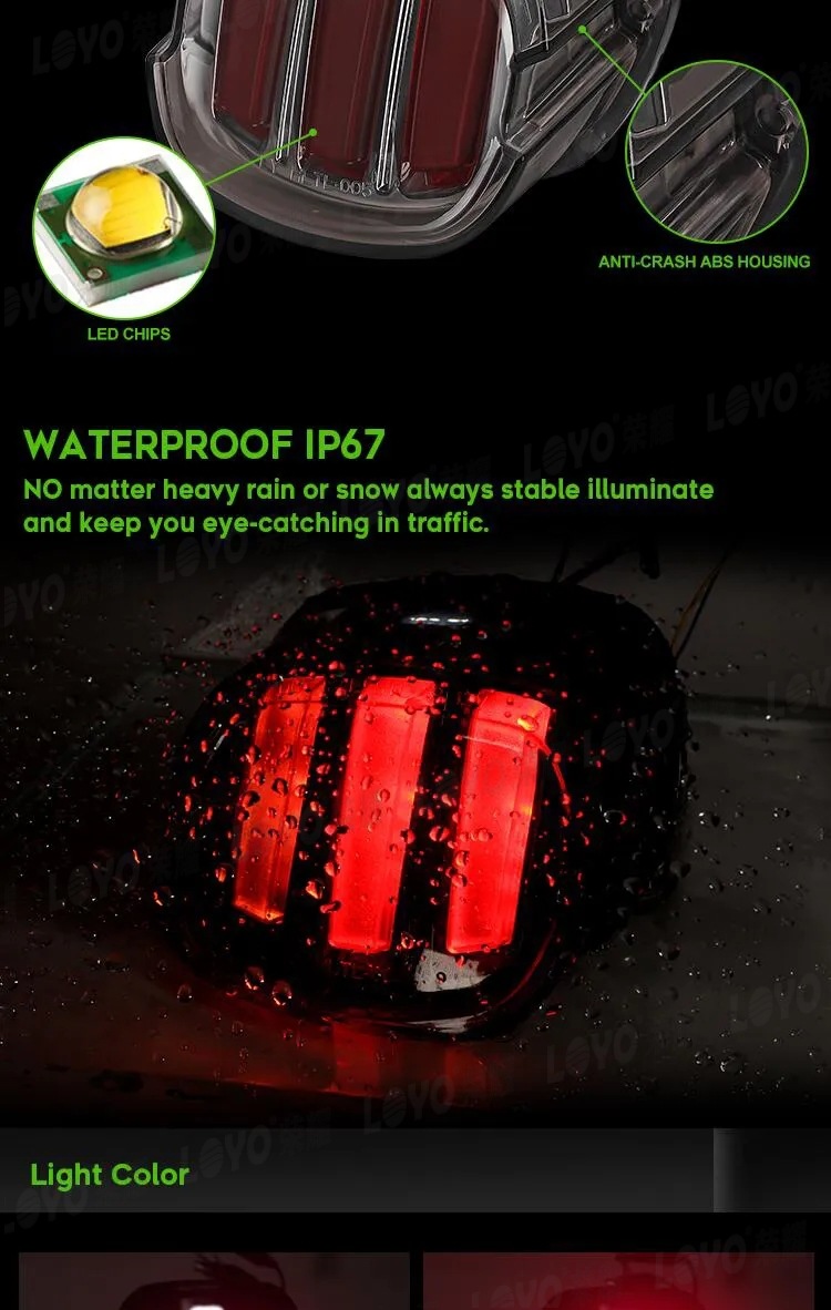 Cross border hot sale suitable for Harley Motorcycle LED tail light motorcycle signal light eagle claw tail light