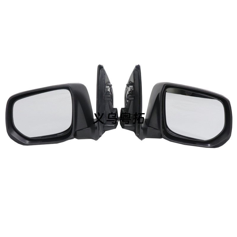 Suitable for Isuzu pickup DMAX, left and right electroplated automatic folding manual rearview mirrors