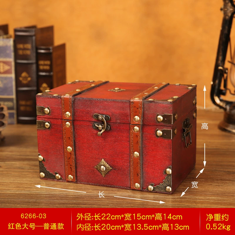 Storage Box Large Wood Vintage from Yomiego