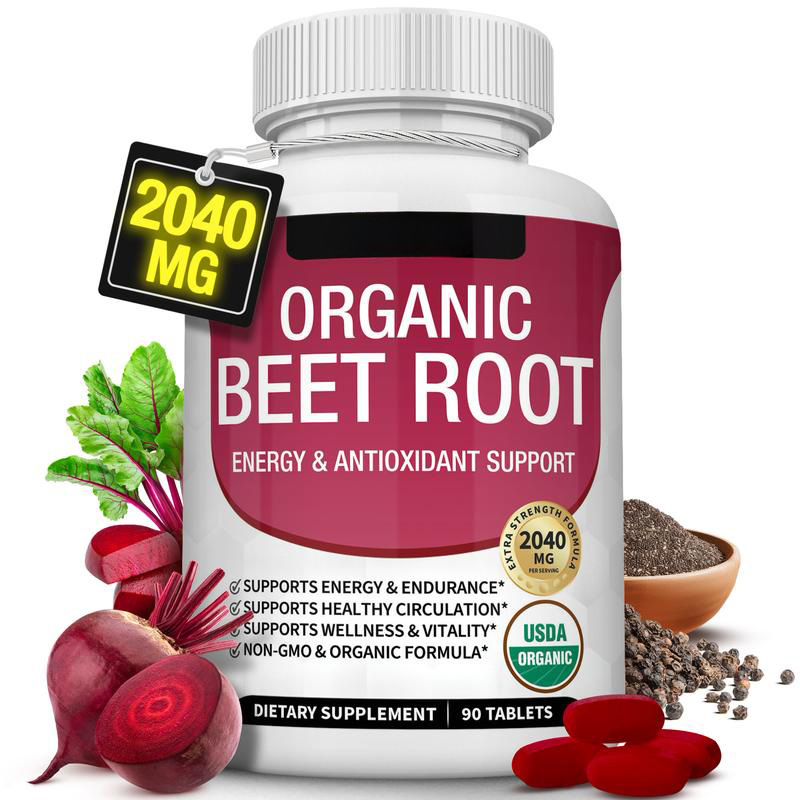 Beetroot tablets 90 capsules (white label)